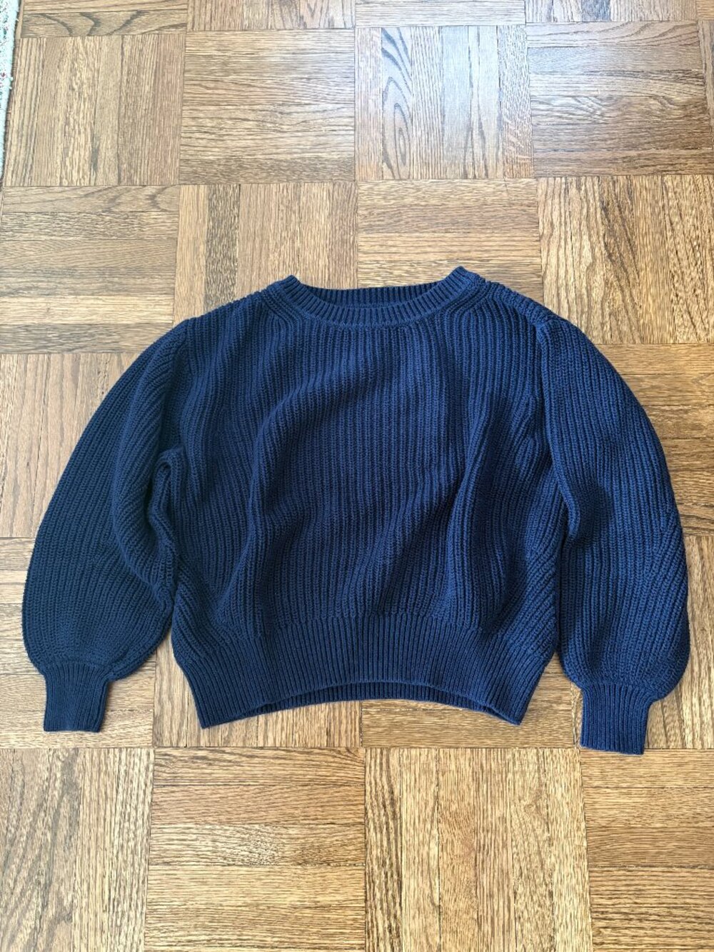 Gap Ribbed Cotton Crewneck Sweater